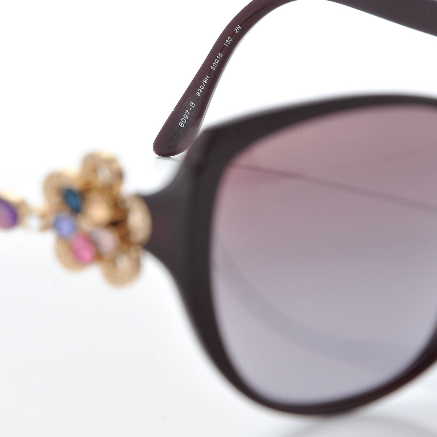 Crystal 8097-B Sunglasses Purple
