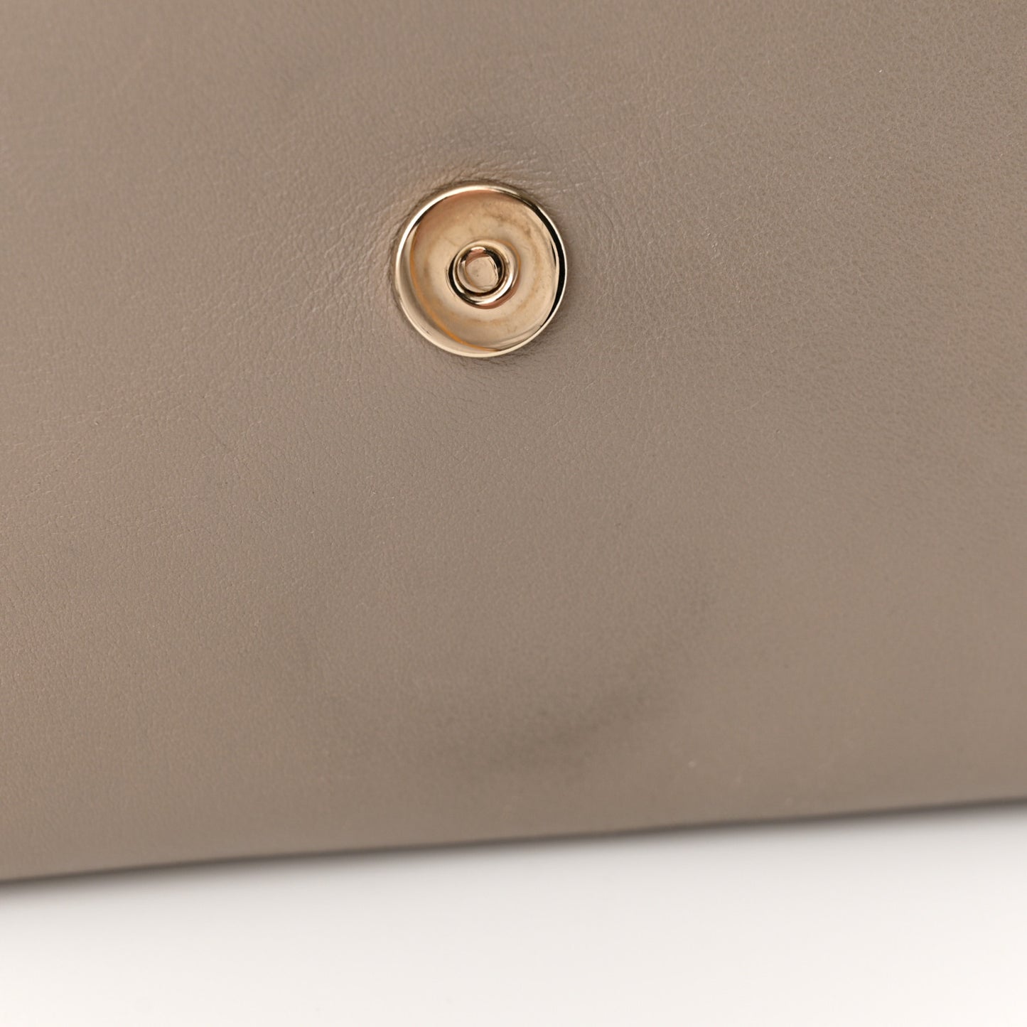 Suede Calfskin Mini Faye Shoulder Bag Motty Grey