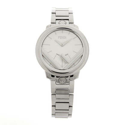 Fendi Stainless Steel 36mm Run Away Quartz Watch Silver 1 of 5