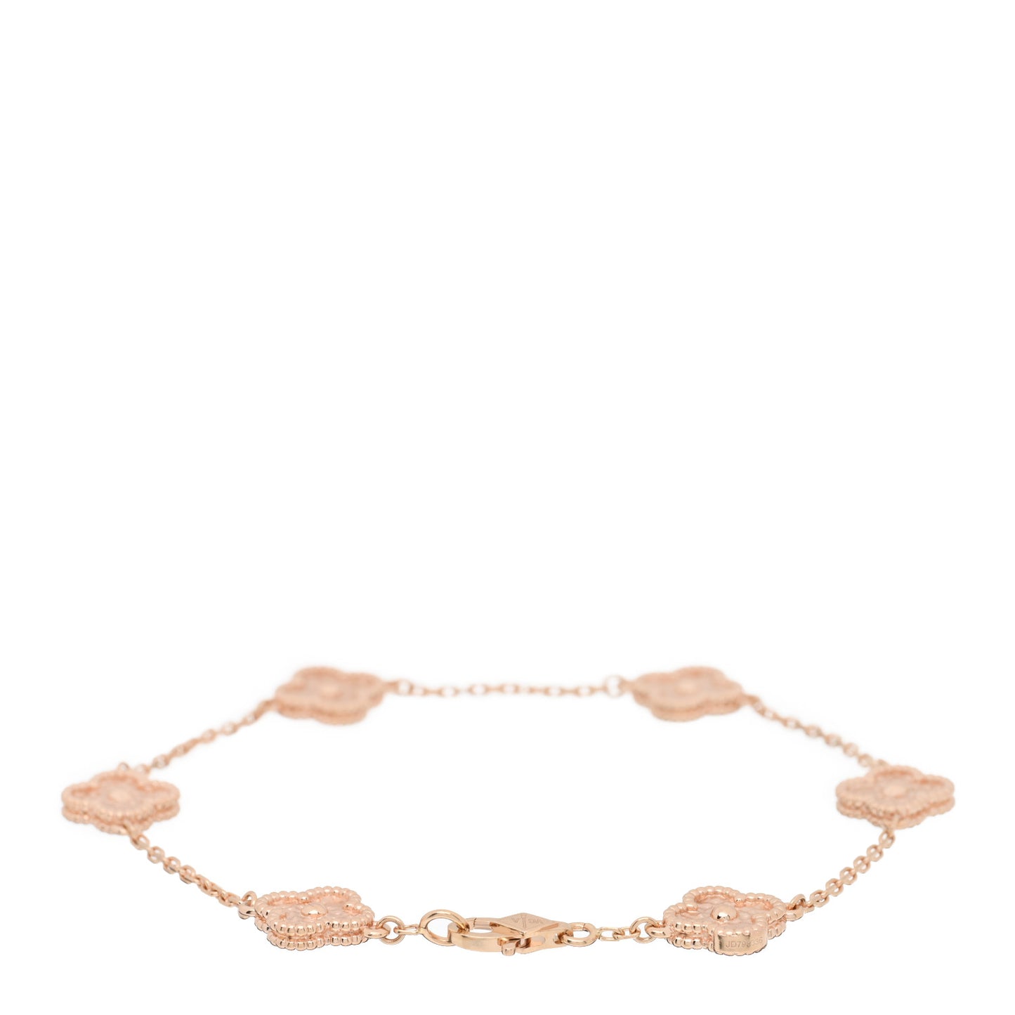 18K Rose Gold 6 Motifs Sweet Alhambra Bracelet