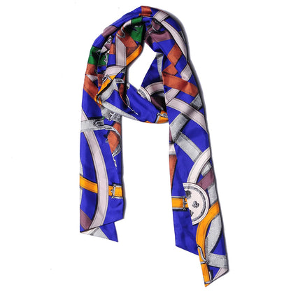 Hermes Silk Cavalcadour Maxi Twilly 1 of 6