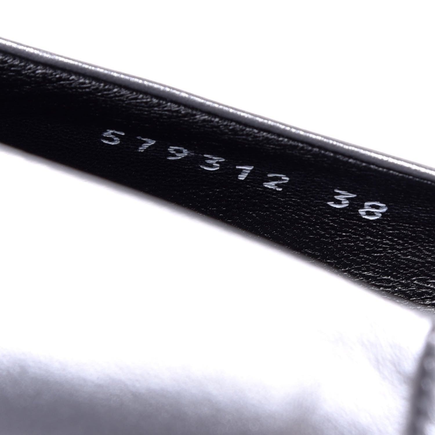 Balenciaga Metallic Calfskin BB Knife Pointy Toe Ballerina Flats 38 Silver Hardware 8 of 10
