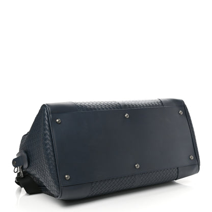 Bottega Veneta Nappa Intrecciato Large Duffel Denim 3 of 11