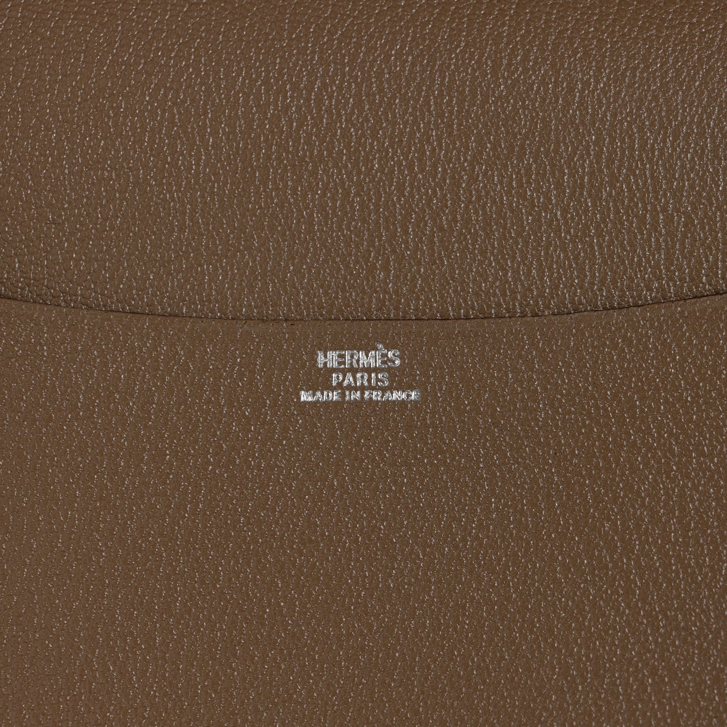 Hermes Chevre Mysore Globe Trotter Agenda Cover PM Etoupe 6 of 7