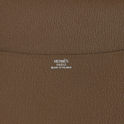 Hermes Chevre Mysore Globe Trotter Agenda Cover PM Etoupe 6 of 7
