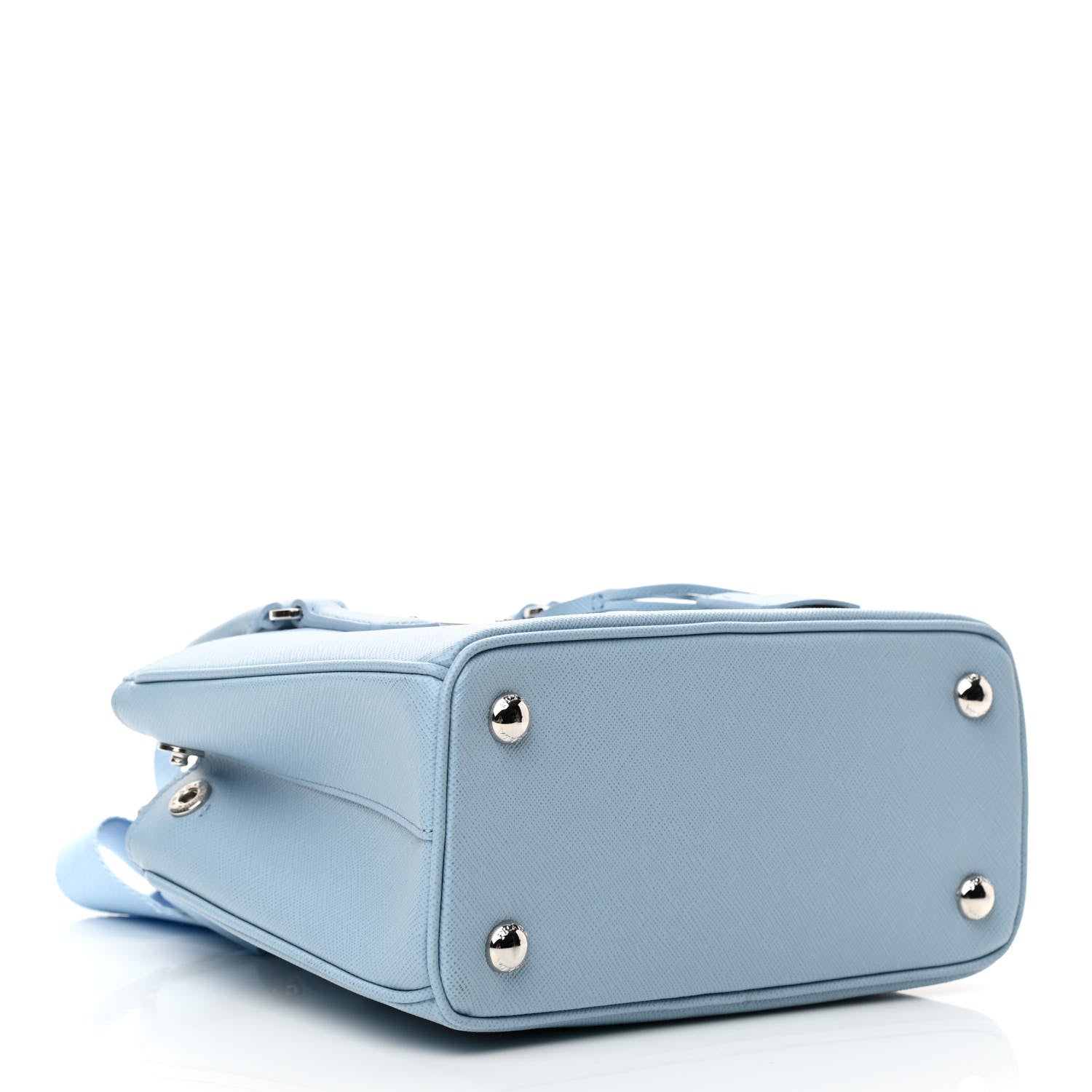 Prada Saffiano Lux Micro Galleria Shoulder Bag Astrale 3 of 9