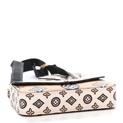 Louis Vuitton Monogram Wild At Heart Felicie Strap & Go Arizona Creme 4 of 8