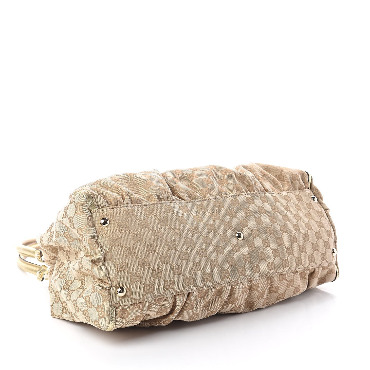 Gucci Monogram Large D Gold Hobo Metallic Gold 4 of 8