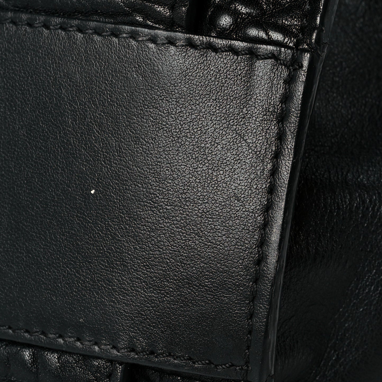 Pebbled Calfskin Dree Shoulder Bag Black