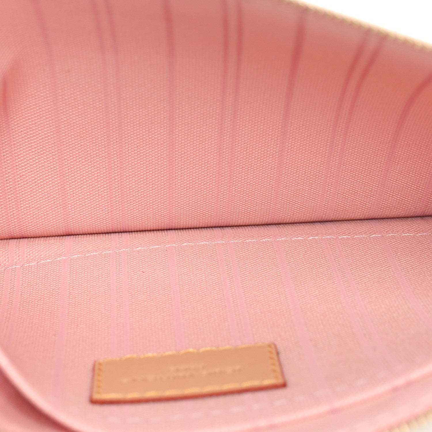Louis Vuitton Damier Azur Neverfull MM GM Pochette Rose Ballerine 5 of 7