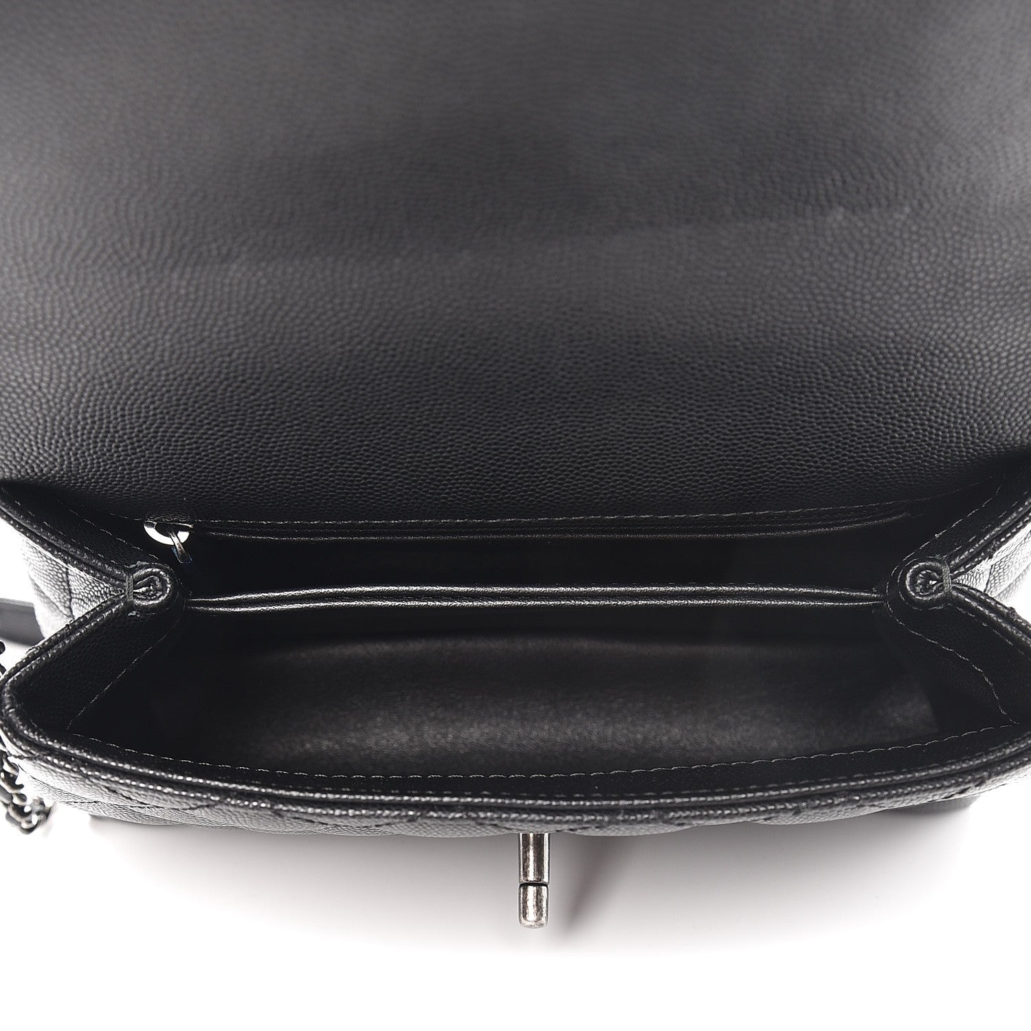 Chanel Caviar Lizard Quilted Mini Coco Handle Flap Black 5 of 7