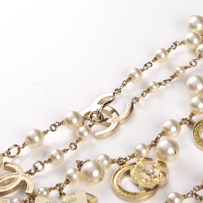 Chanel Pearl Charm Coco CC Belt Gold 6 of 10