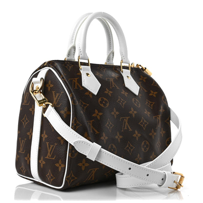 Louis Vuitton Monogram LV Match Speedy Bandouliere 25 White 3 of 9