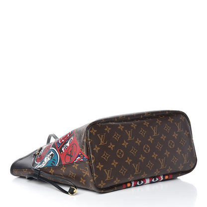 Louis Vuitton Monogram Kabuki Neverfull MM 5 of 13