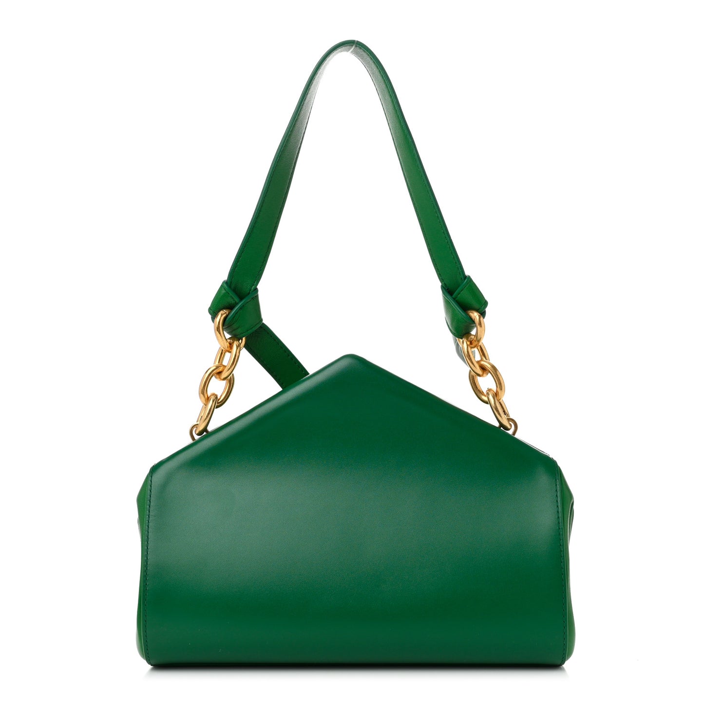 Calfskin Tip Clutch Racing Green
