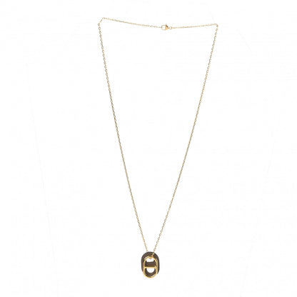Hermes Swift O'Maillon Pendant Necklace Etoupe 3 of 7