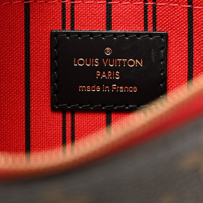 Louis Vuitton Monogram Neverfull MM GM Pochette Cherry 6 of 8