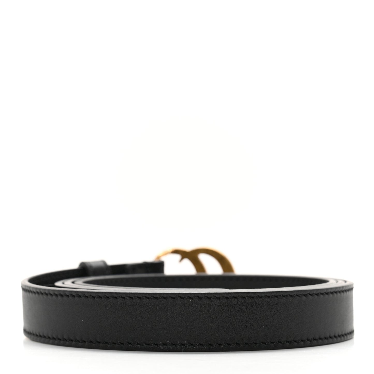 Calfskin Double G 20mm Belt 105 42 Black