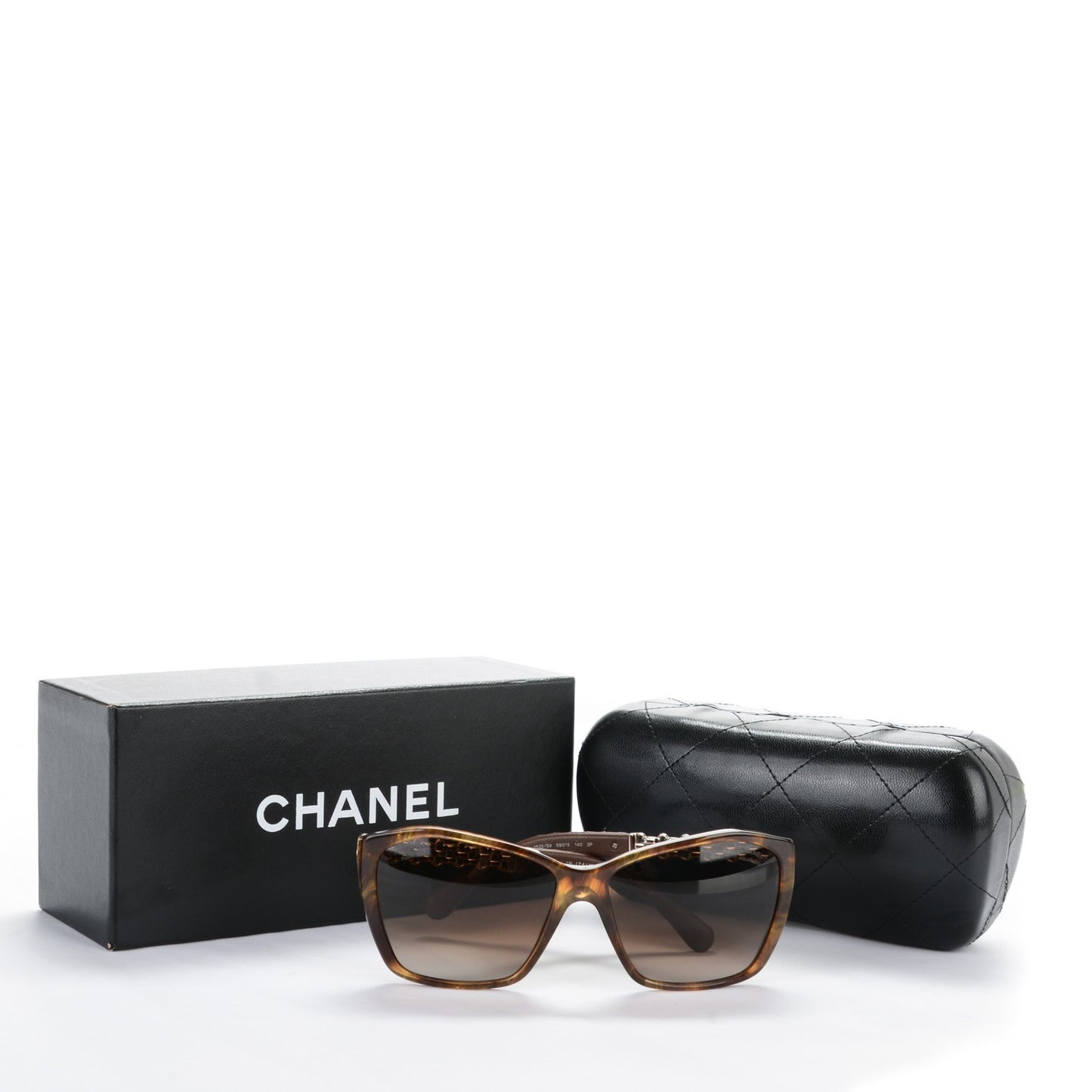 Lambskin Quilted Reissue Polarized Sunglasses 5327-Q Brown
