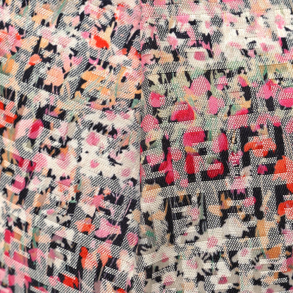 Fendi Zucchino Vitello Floral Forever Chef Shoulder Bag Rosa Papaya Rosa Confetto 9 of 15