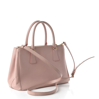 Prada Saffiano Small Galleria Double Zip Tote Orchidea 3 of 10