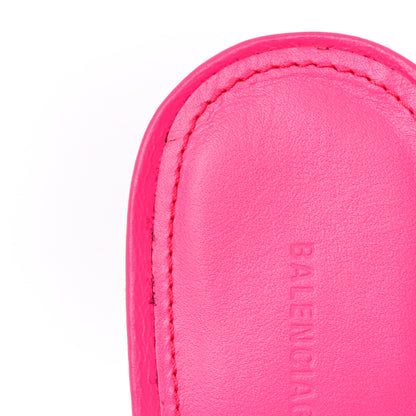 Balenciaga Agneau Arena Cagole 70mm Mules 40.5 Fluo Pink 9 of 10