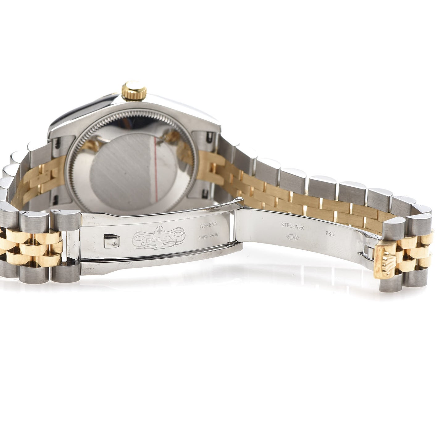 Stainless Steel 18K Yellow Gold Diamond 31mm Oyster Perpetual Datejust Watch Silver 178273