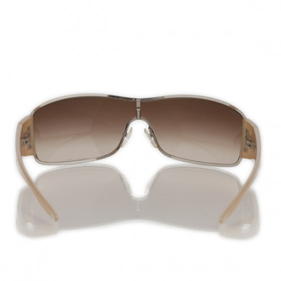 Prada Silver Frame Sunglasses SPR 56H 3 of 10