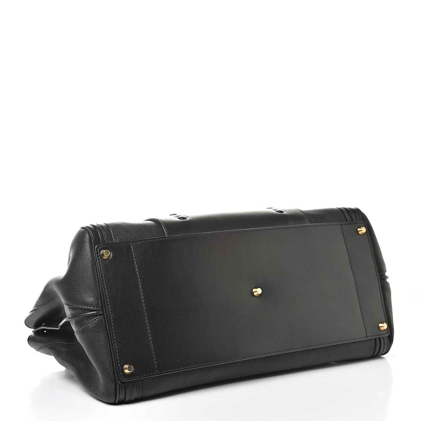 Calfskin Medium Alice Satchel Black