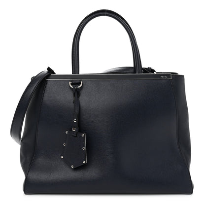 Fendi Vitello Elite Regular 2Jours Tote Lavagna 1 of 11