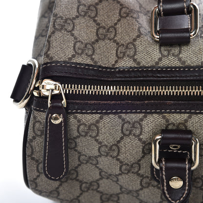 Gucci GG Plus Monogram Web Medium Joy Boston Dark Brown 17 of 17