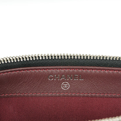 Chanel Caviar Chevron Quilted Small Clutch With Chain Black 6 of 8