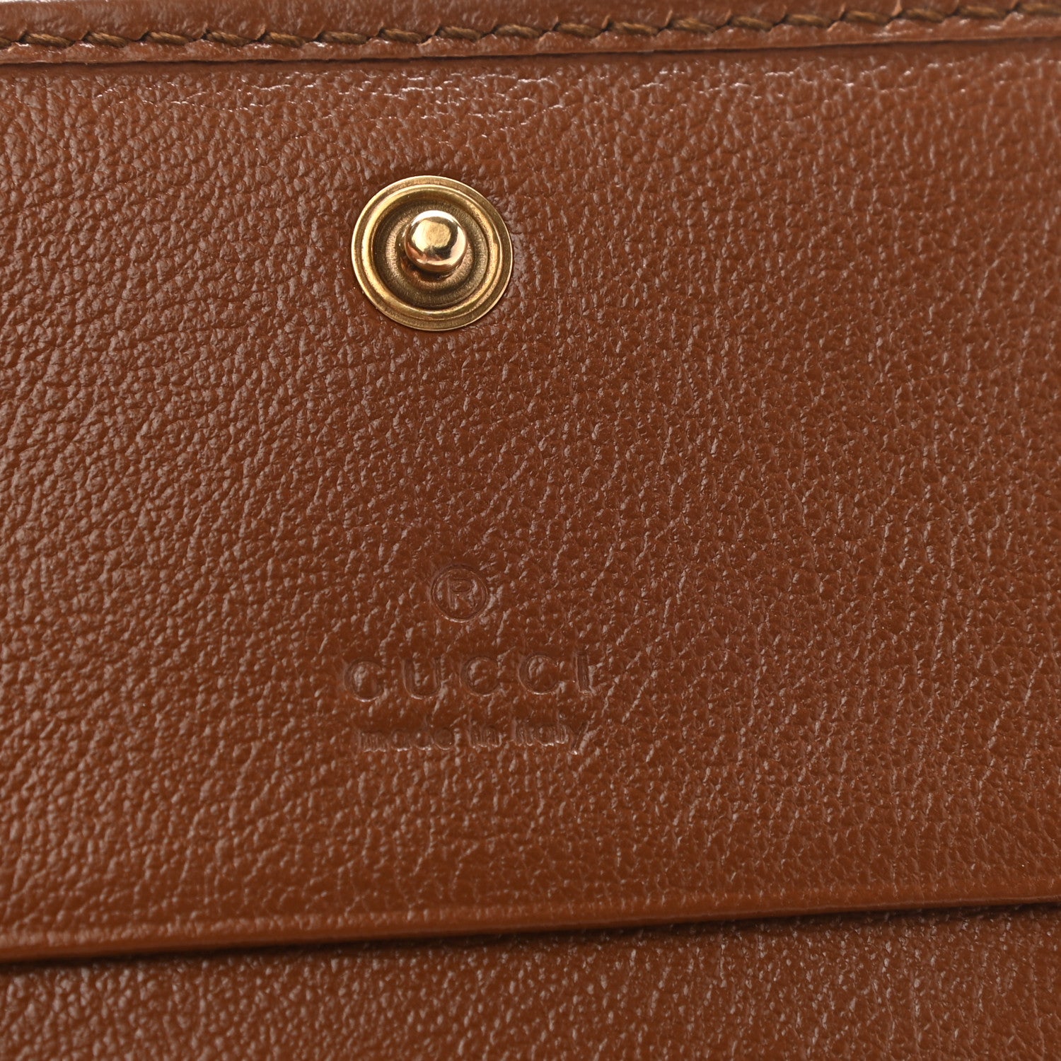 Gucci Azalea Calfskin Matelasse Diagonal GG Marmont Card Case Wallet Cuir 6 of 9