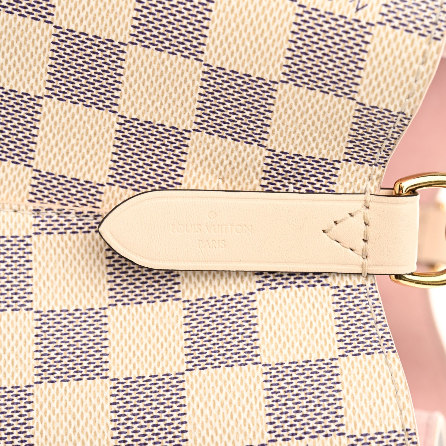 Louis Vuitton Damier Azur Braided Neonoe BB Pink 6 of 10