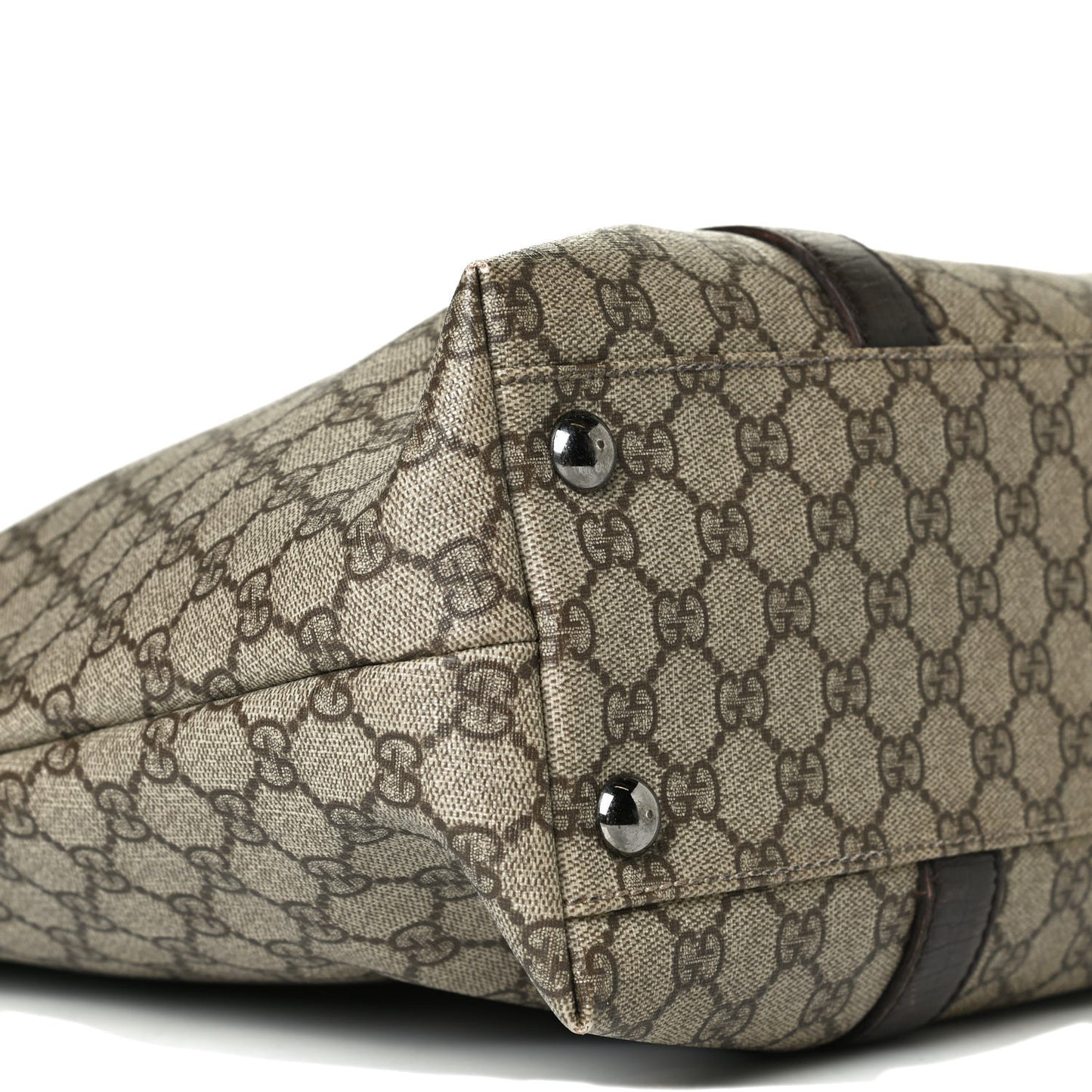 GG Plus Monogram Medium Joy Tote Dark Brown