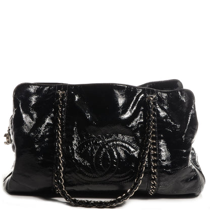 Chanel Patent Calfskin Large Luxe Ligne Tote Black 1 of 8