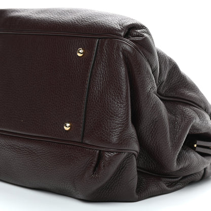 Dolce & Gabbana Calfskin Key Zip Tote Dark Red 7 of 7