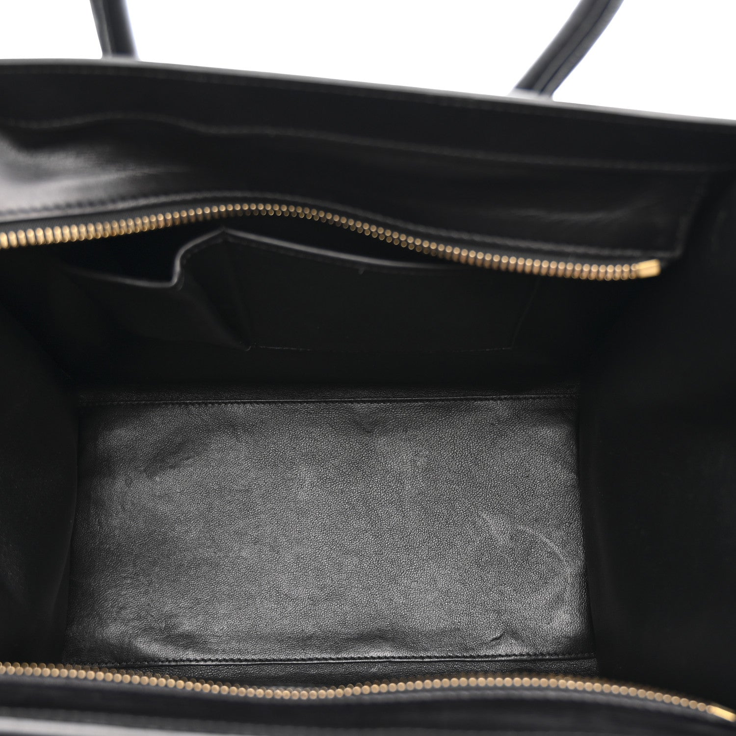 Celine Elephant Calfskin Suede Mini Tri-Color Luggage Sand 5 of 10