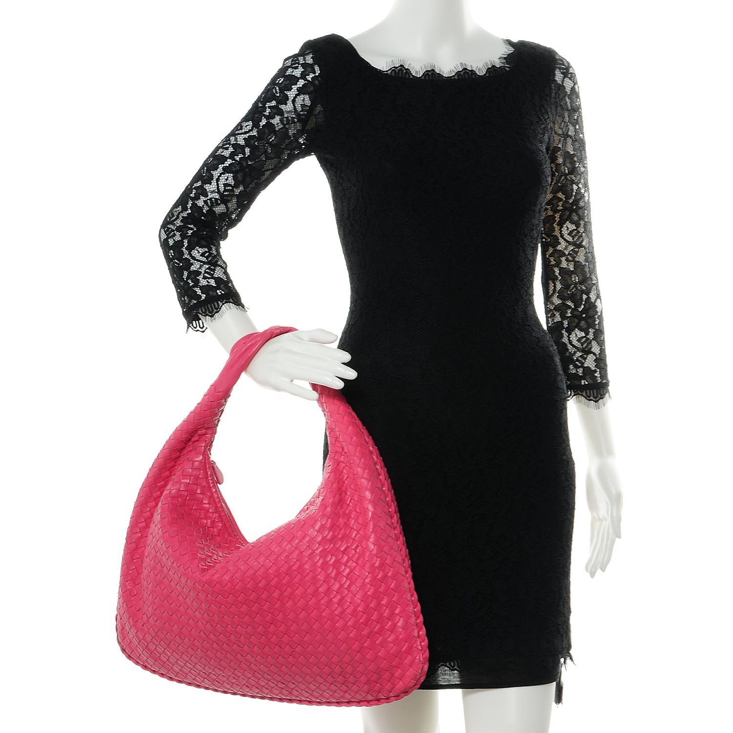 Bottega Veneta Nappa Intrecciato Large Veneta Hobo Antique Pink 2 of 8
