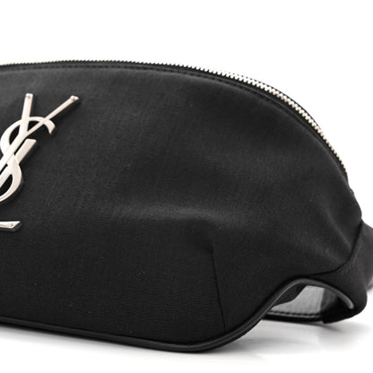 Saint Laurent Canvas Monogram Belt Bag Black 10 of 11