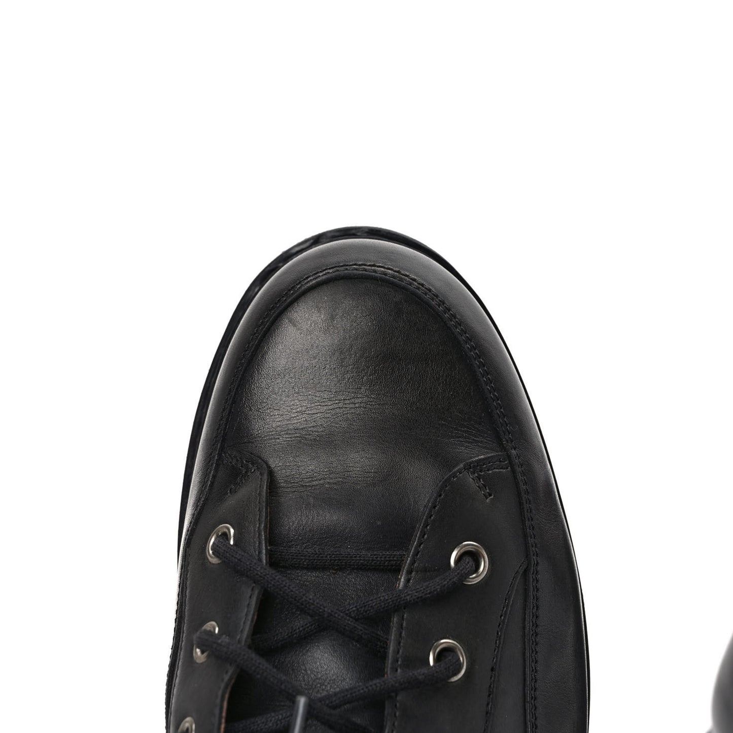 Calfskin Hiking Boots 40 Black