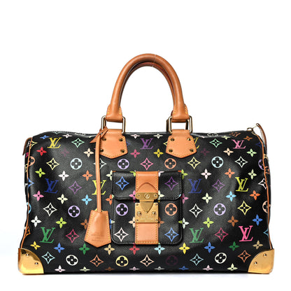 Louis Vuitton Monogram Multicolor Speedy 40 Black 1 of 4