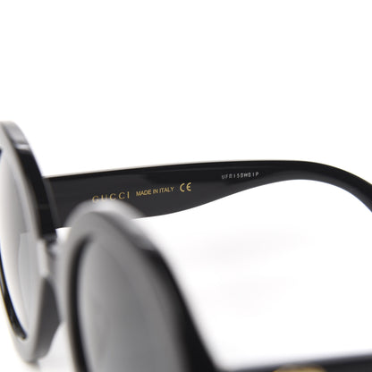 Gucci Acetate Round GG Sunglasses GG0319S Black 6 of 7