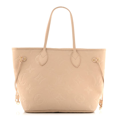 Louis Vuitton Empreinte Monogram Giant Neverfull MM Sand 1 of 14