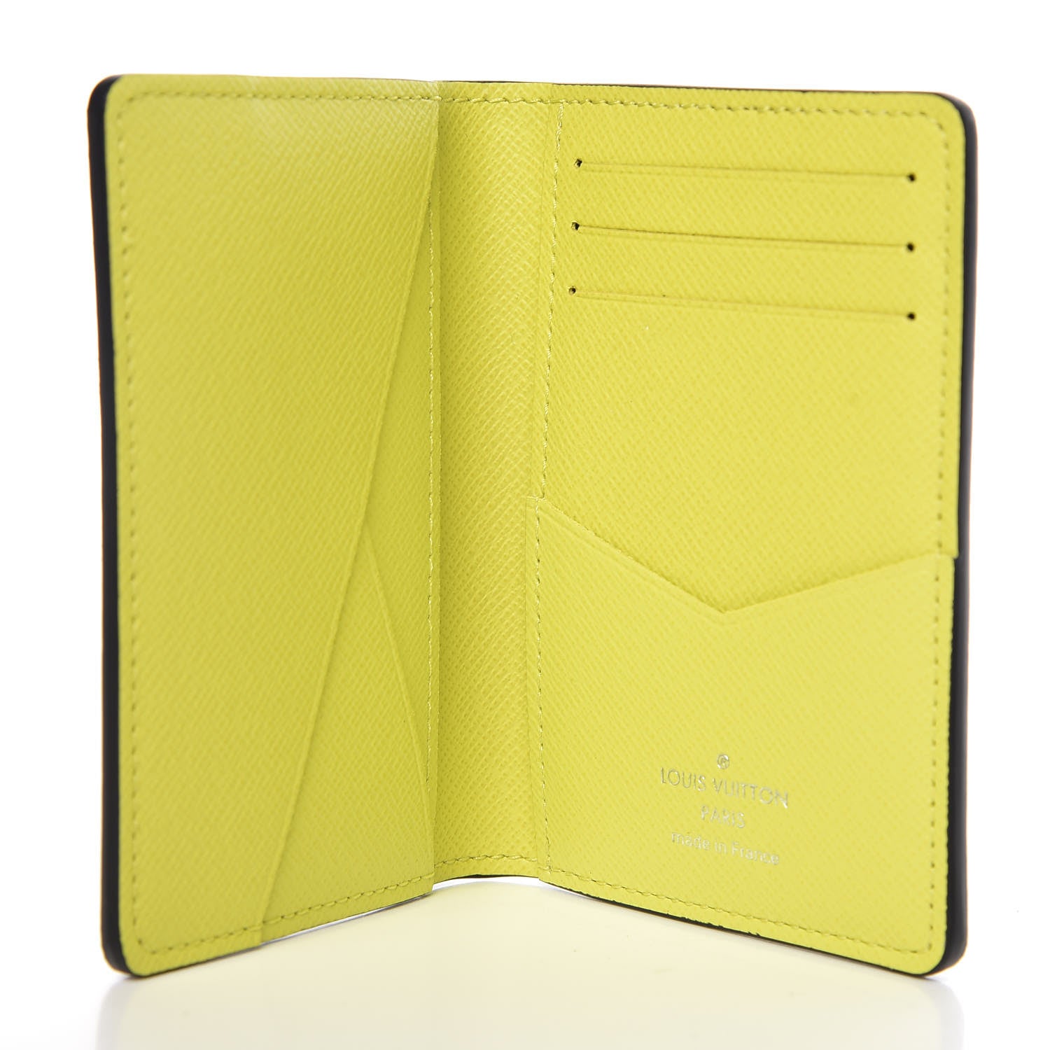 Louis Vuitton Monogram Taiga Pocket Organizer Yellow 5 of 7