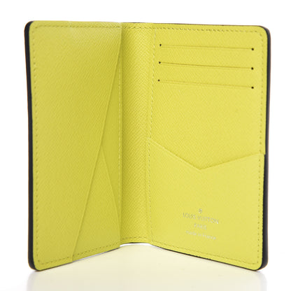Louis Vuitton Monogram Taiga Pocket Organizer Yellow 5 of 7