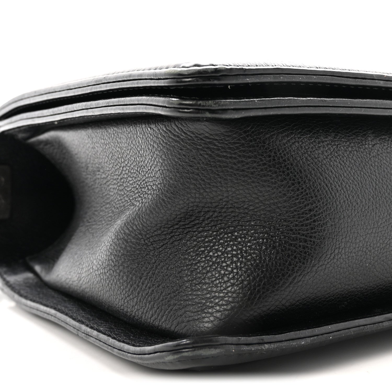 Chanel Calfskin Quilted Double Stitch New Medium Boy Flap Black 9 of 10