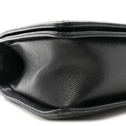 Chanel Calfskin Quilted Double Stitch New Medium Boy Flap Black 9 of 10