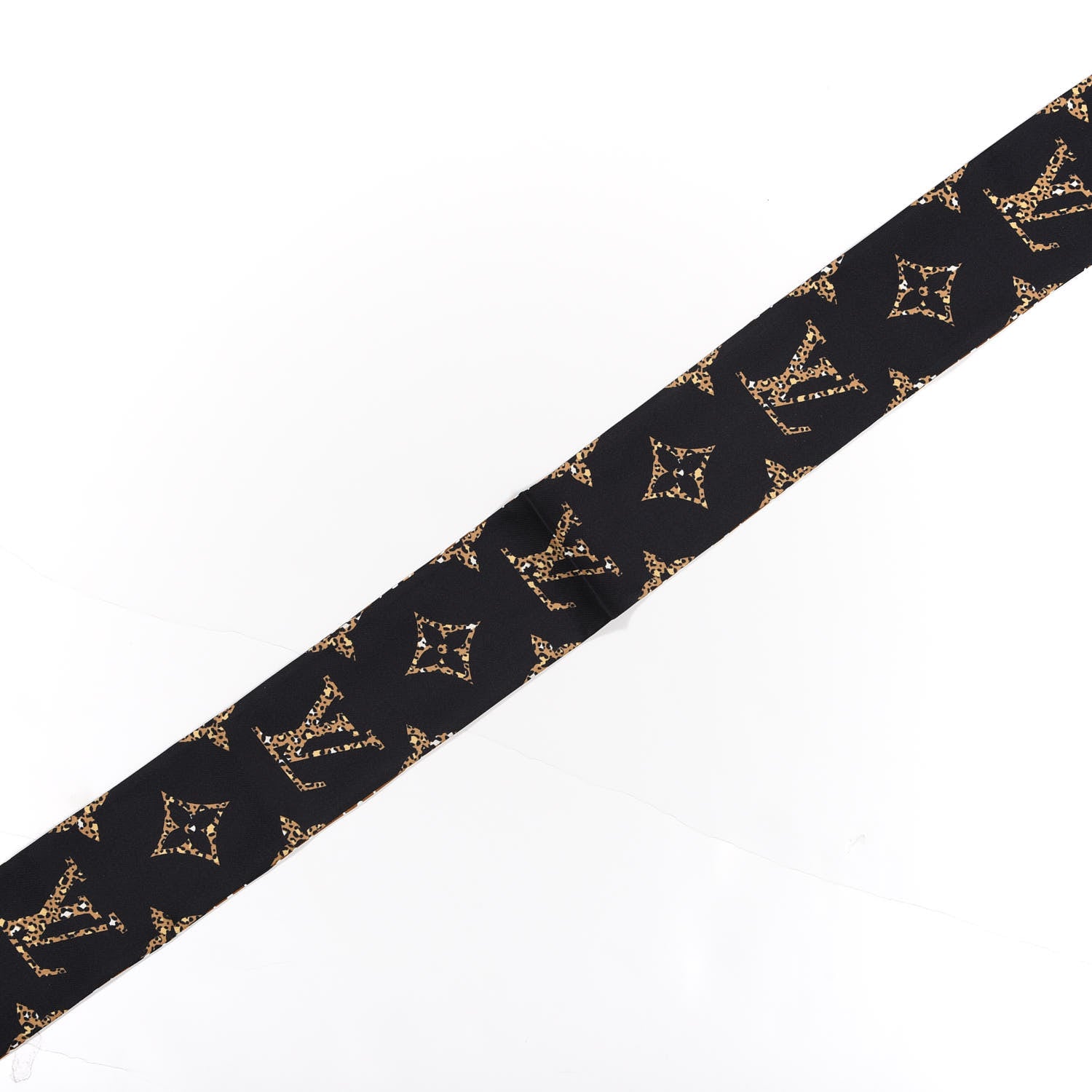Louis Vuitton Silk Monogram Giant Jungle Bandeau Black 2 of 4