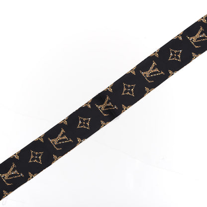 Louis Vuitton Silk Monogram Giant Jungle Bandeau Black 2 of 4